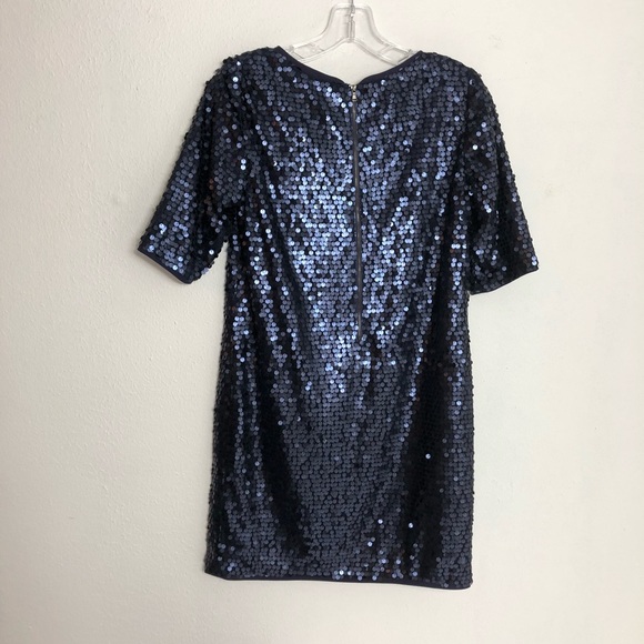 Rachel Rachel Roy Liza Blue Sequin Mini Dress 2 - Picture 2 of 8